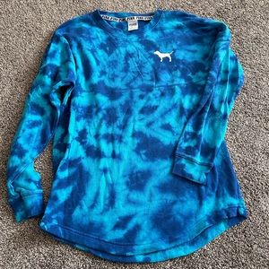 Blue Tie Dye Victoria Secret Sweater